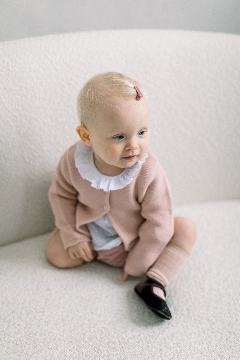 Dotted swiss blouse
