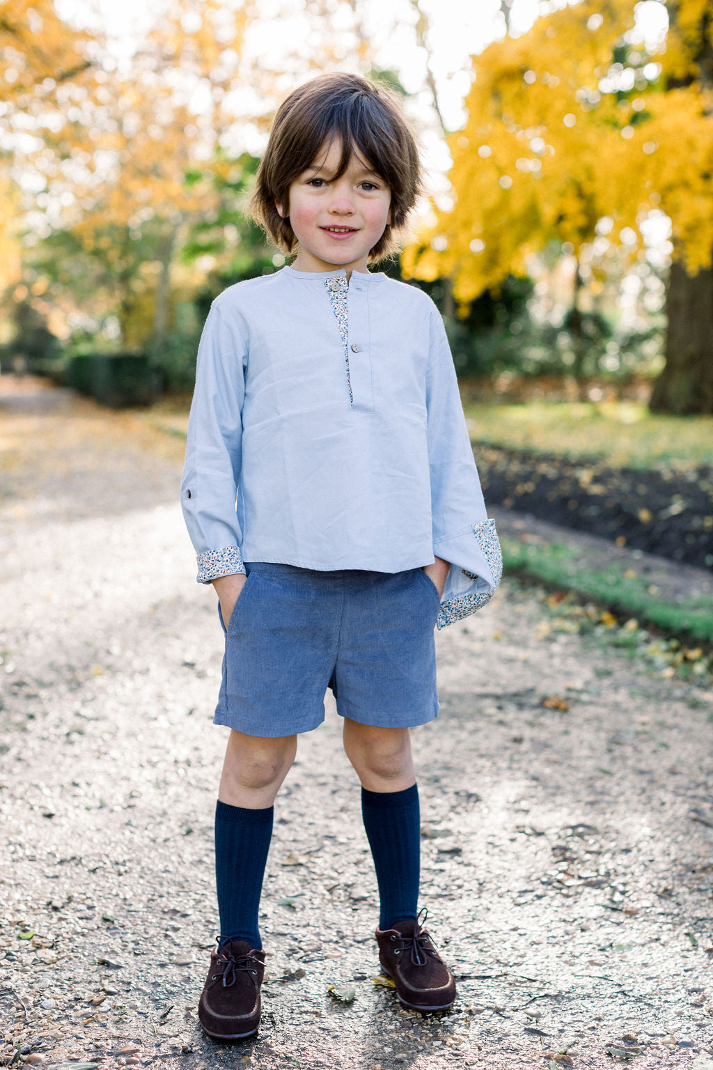 Basic ribbed knee-high socks