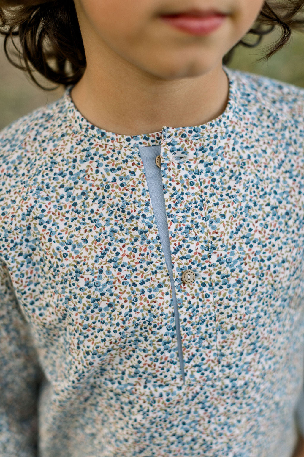 Floral shirt in blue