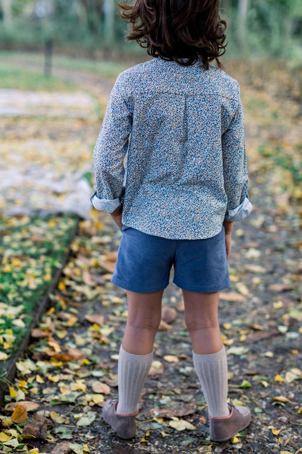 Floral shirt in blue