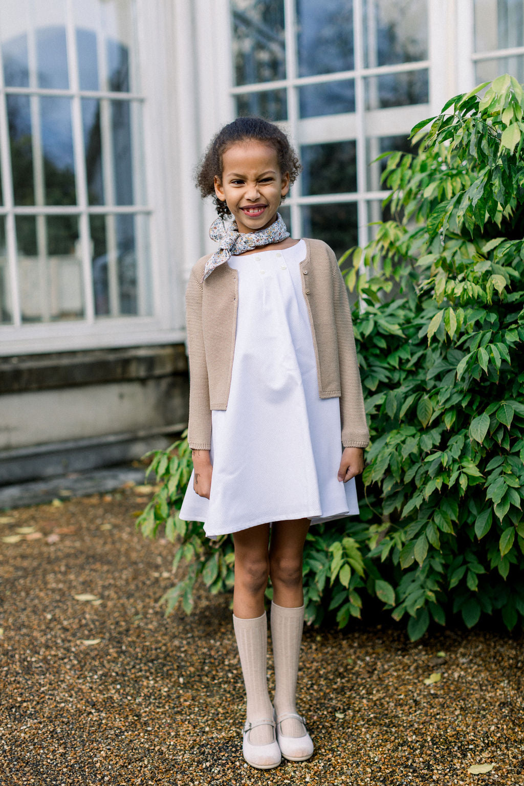 Basic ribbed knee-high socks