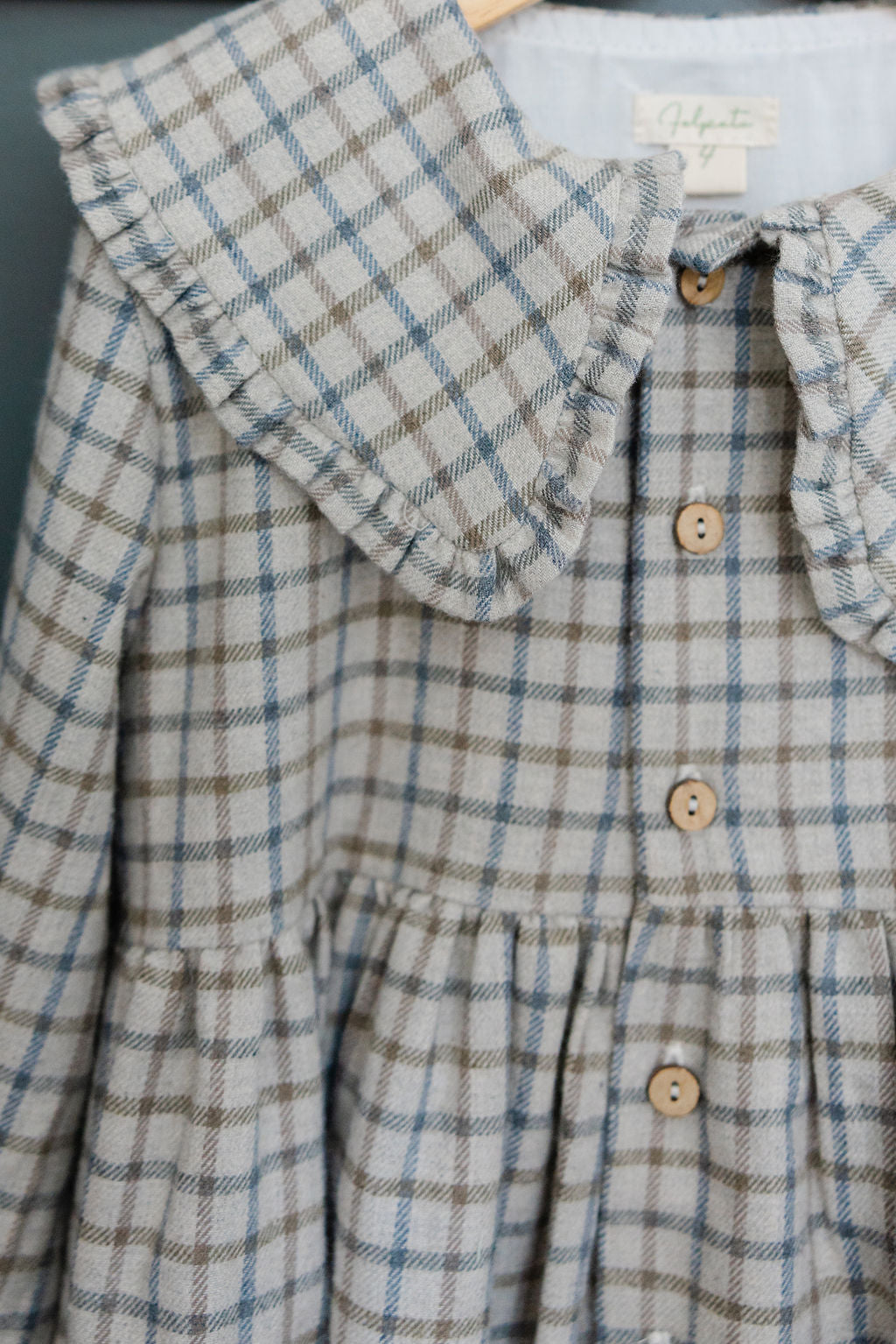 Plaid winter dress