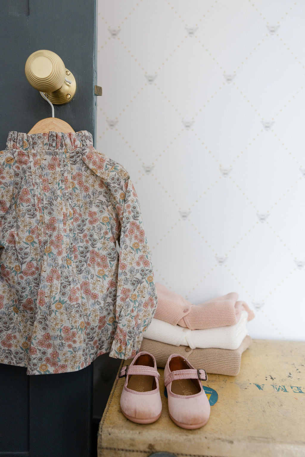 Ruffle collar blouse