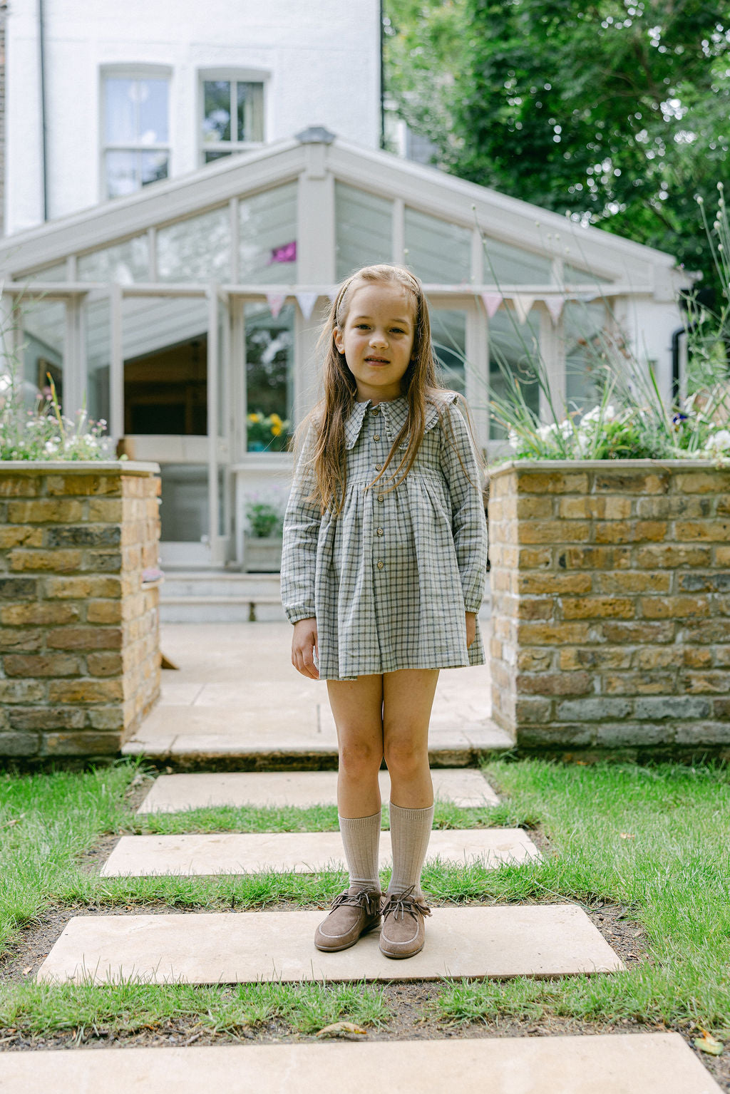 Plaid winter dress