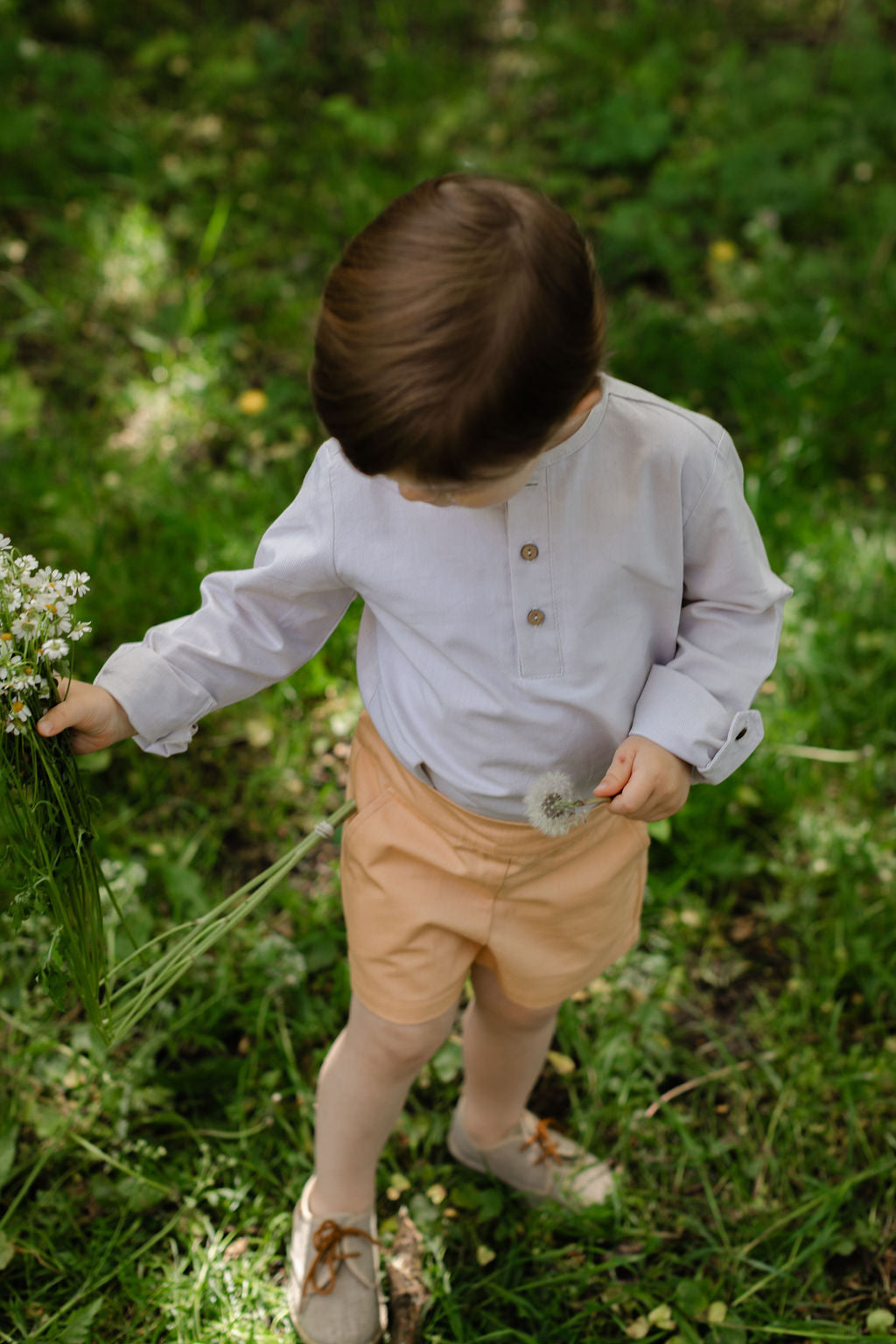 Shirt in Oxford sand