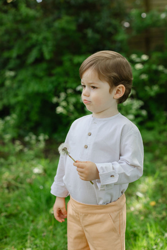 Shirt in Oxford sand