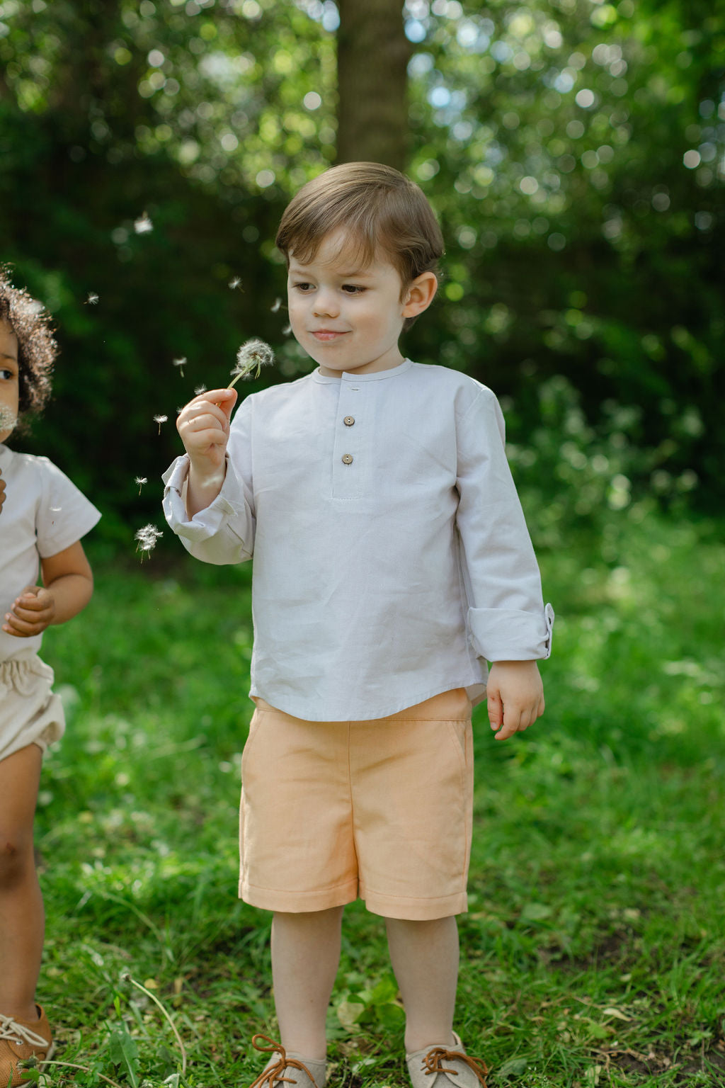 Shirt in Oxford sand