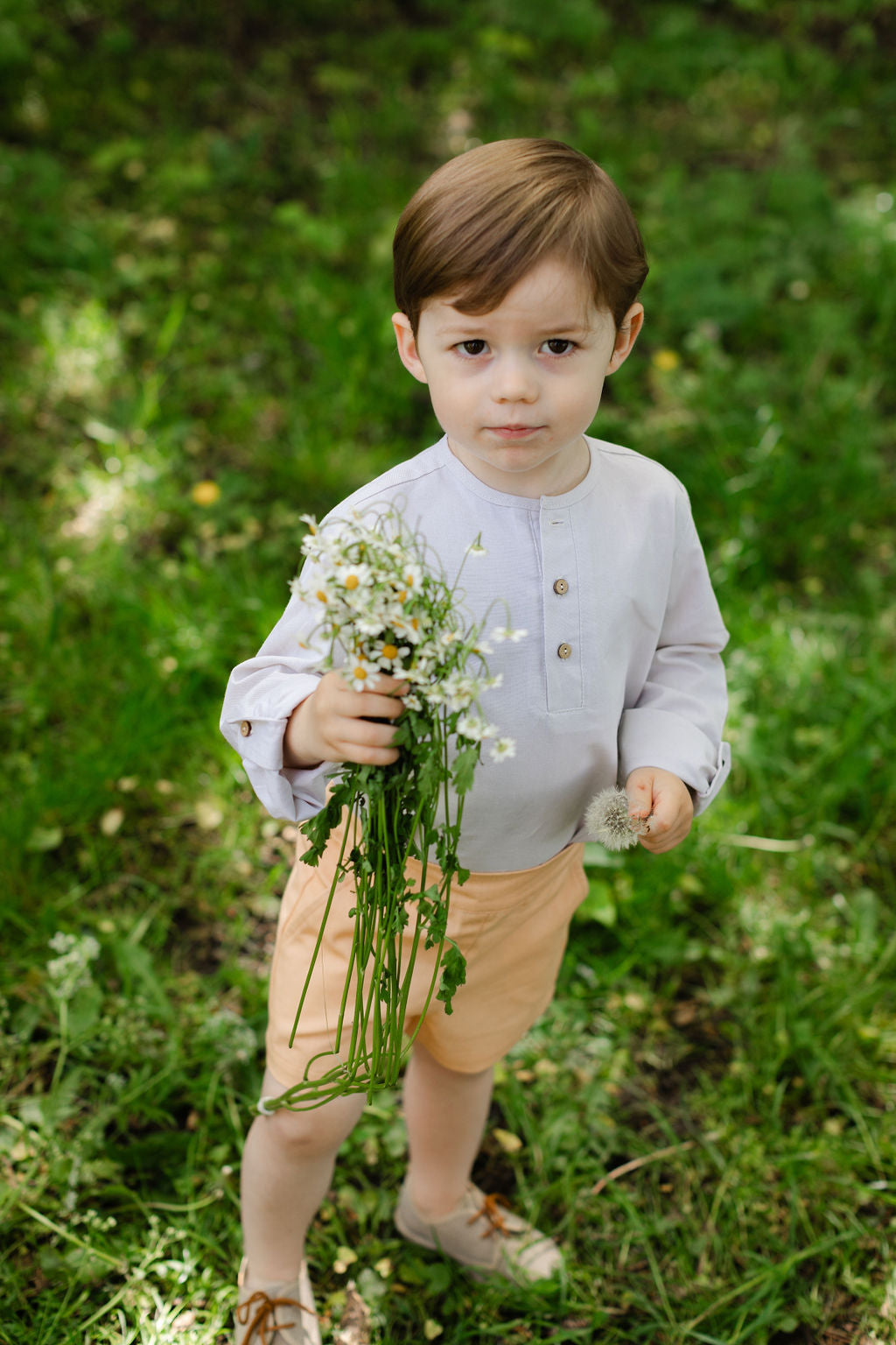 Shirt in Oxford sand