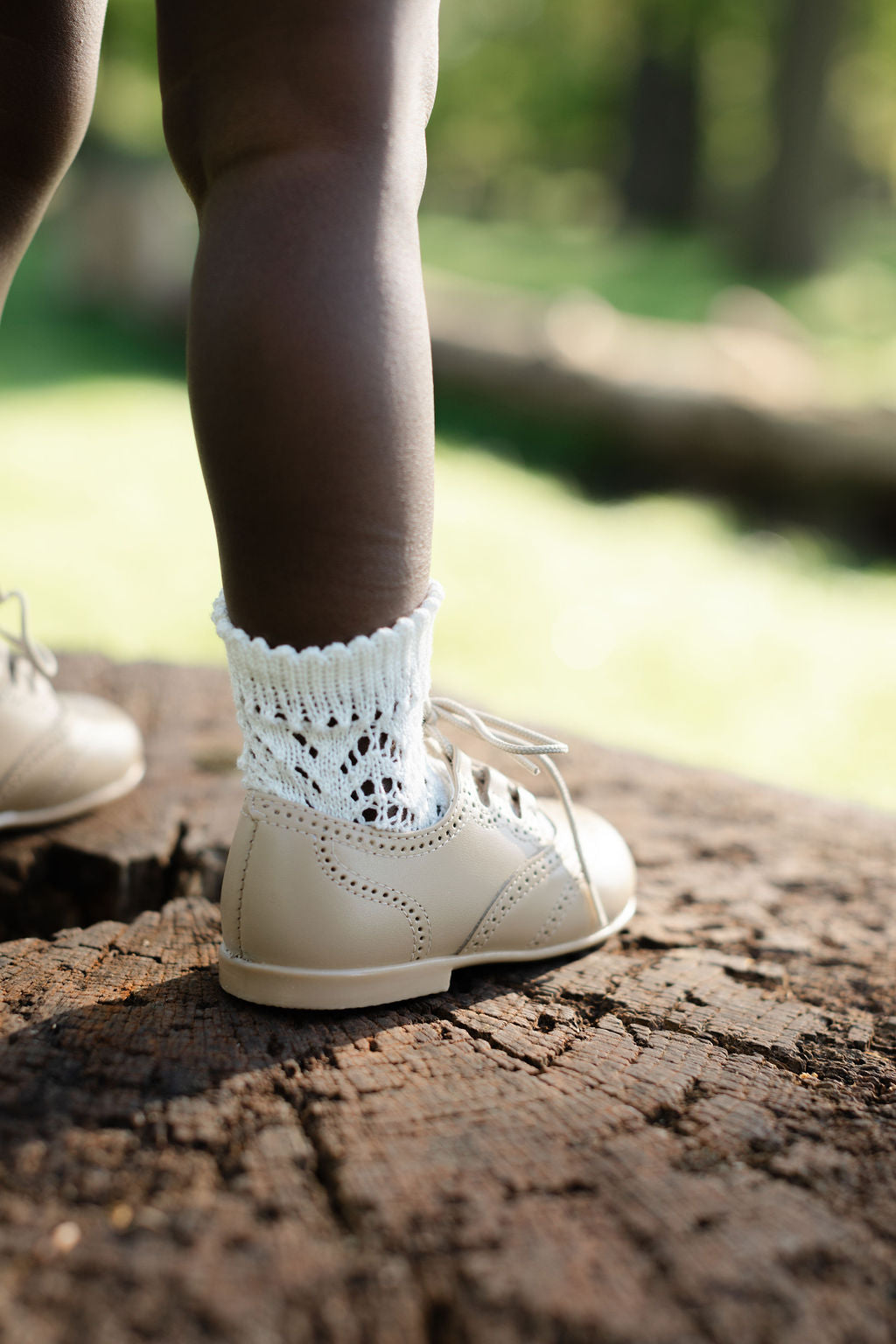 Openwork short socks