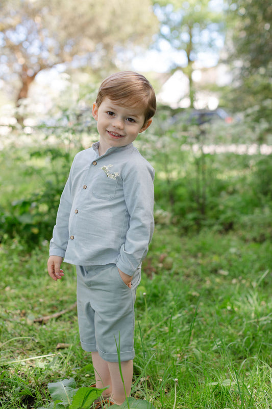 Shirt in Oxford kaki