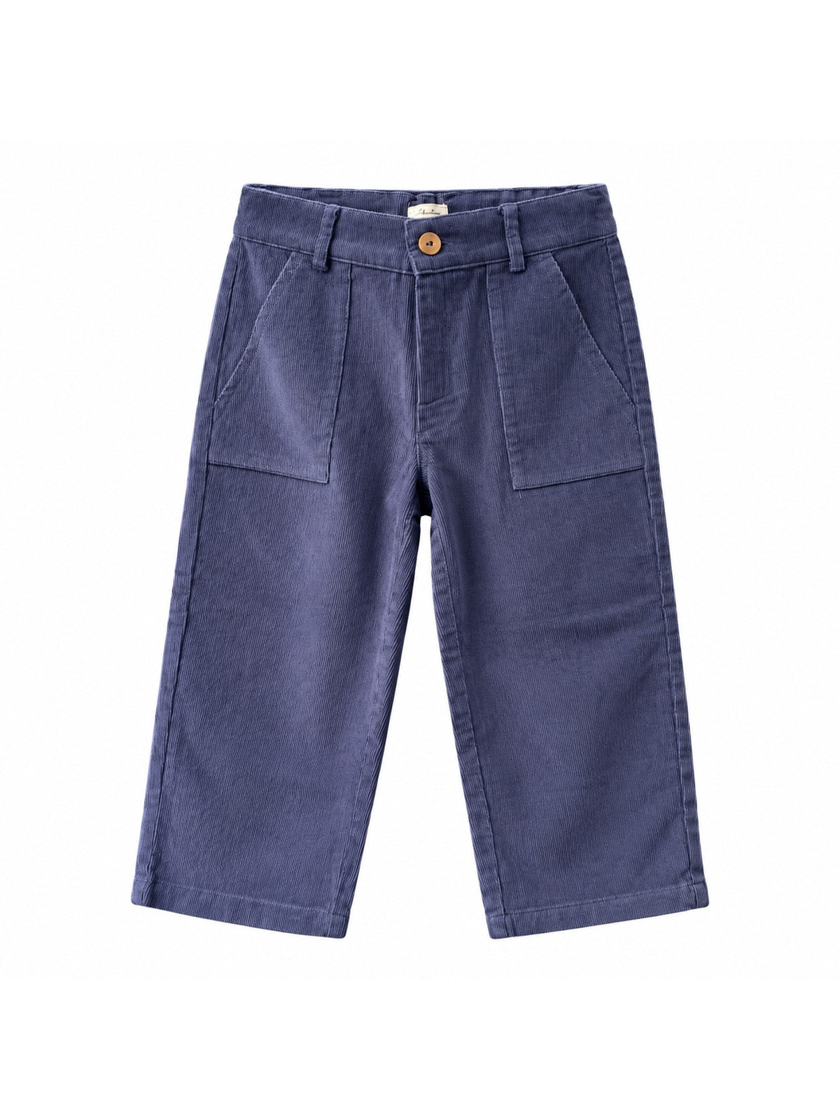 Corduroy wide trousers