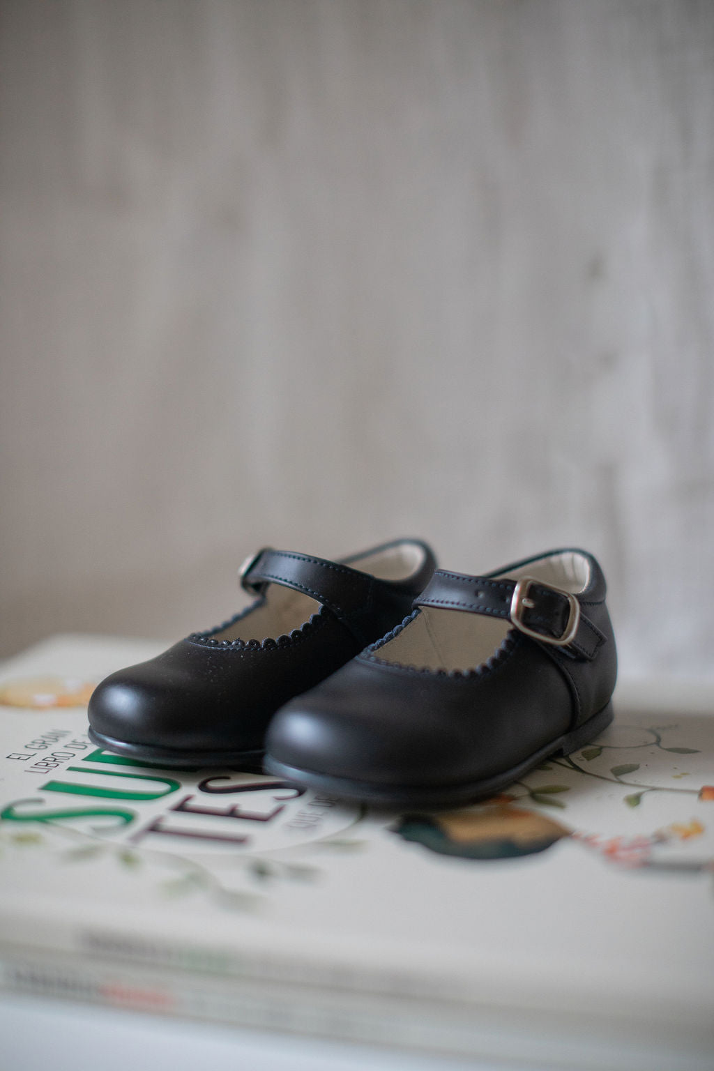 Mary Jane shoes in navy blue