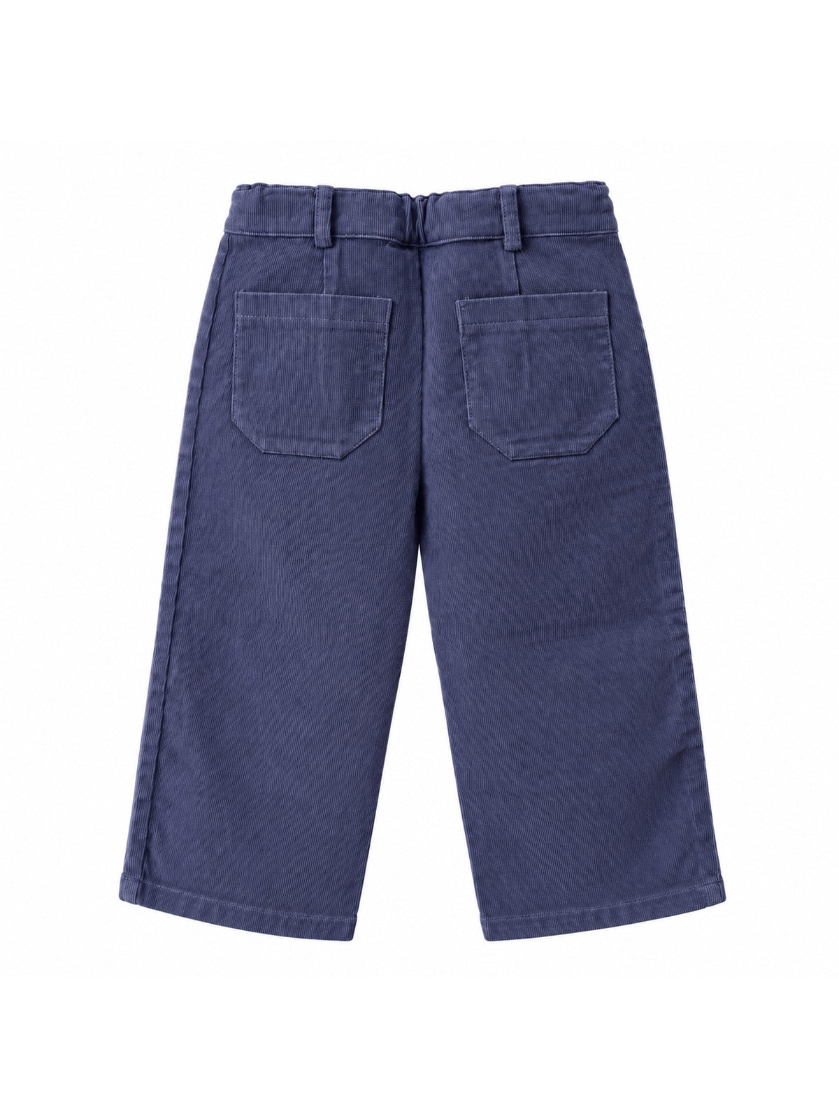 Corduroy wide trousers
