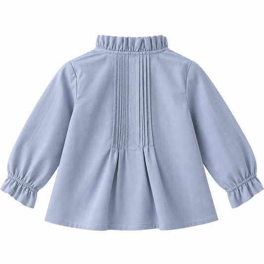 Ruffle collar blouse
