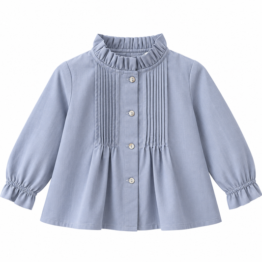 Ruffle collar blouse