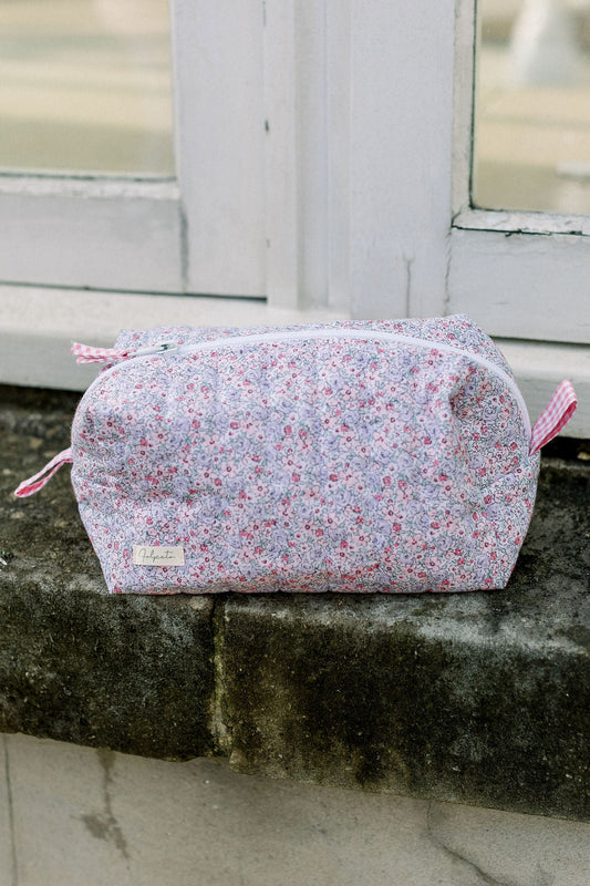 Floral toiletry in pink