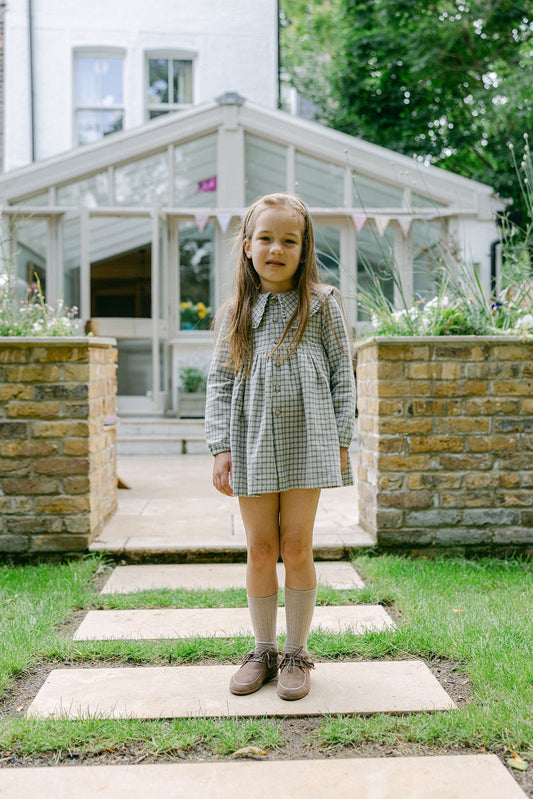 Plaid winter dress