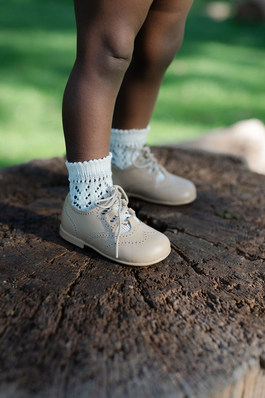 Openwork short socks