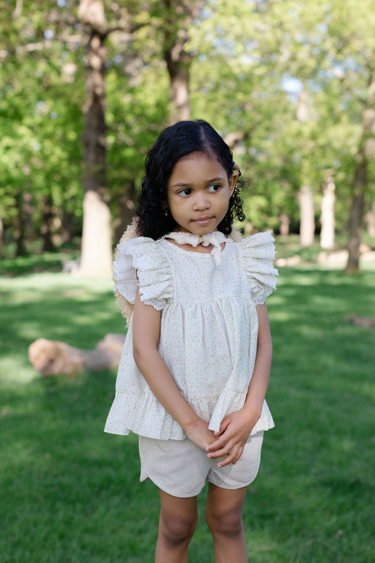 Ruffled blouse