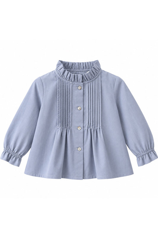 Ruffle collar blouse