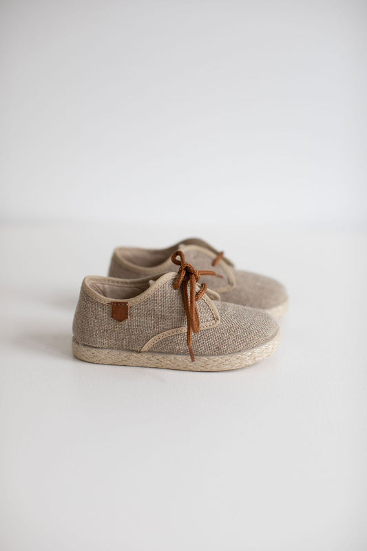 Natural linen shoes