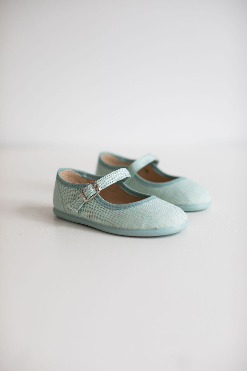 Mary Jane shoes in sage