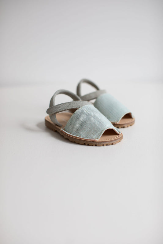Menorcan sandals in sage